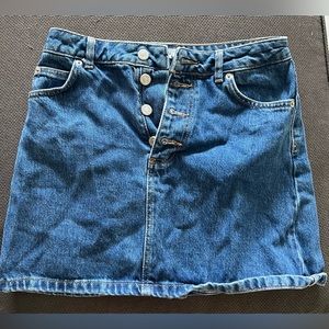 Denim mini skirt Topshop